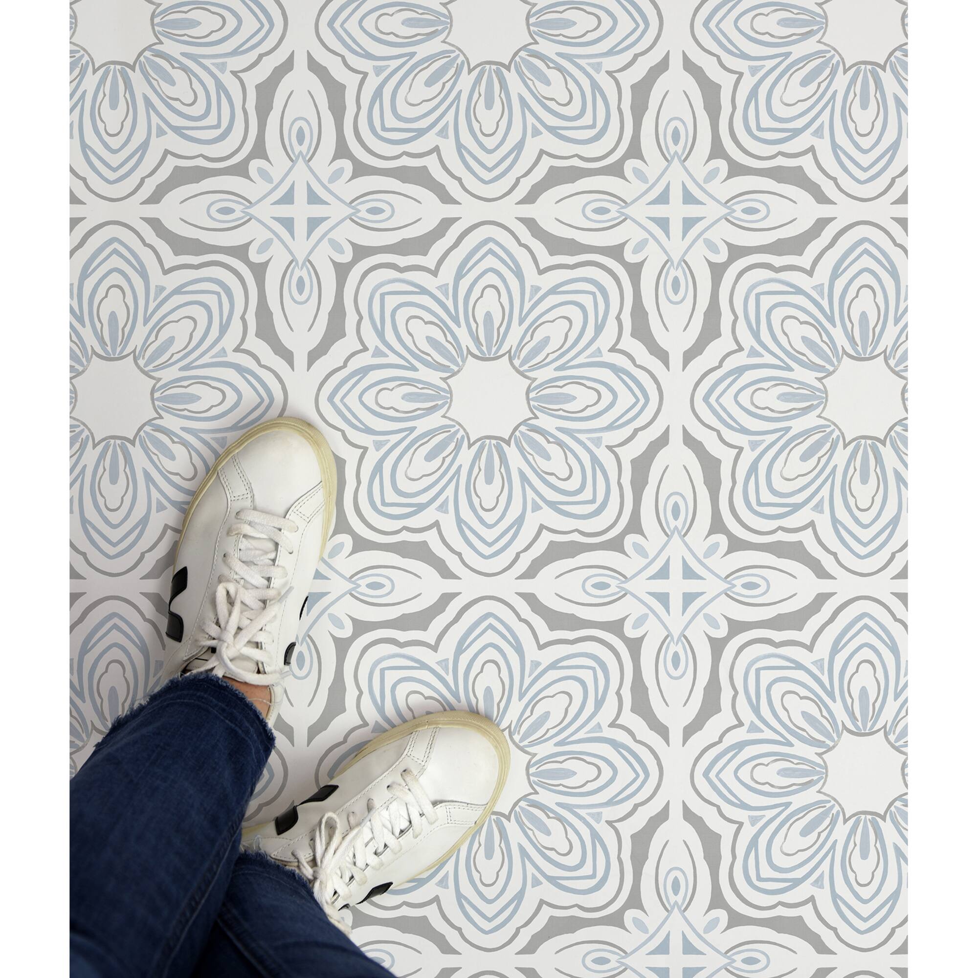 FloorPops Morris Peel & Stick Floor Tiles